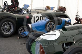 A baby Bugatti in the paddock at Silverstone Classic 2010