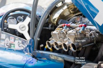 John Bussey's Cooper T43 in the pits, 2016 Gold Cup, Oulton Park.
