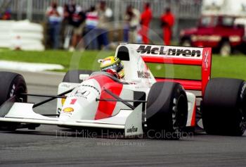 Ayrton Senna, McLaren Honda MP4/7A, British Grand Prix, Silverstone, 1992
