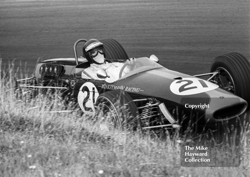 Jochen Rindt, Winkelmann Racing Brabham BT23-5, Oulton Park, Guards International Gold Cup, 1967.