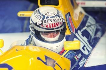 Riccardo Patrese, Williams FW14, Silverstone, British Grand Prix 1991.
