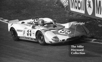 Tony Dean/Hans Dieter-Dechent, Porsche 908 K #005, Brands Hatch BOAC 1000k 1970.
