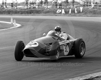 Colin Crabbe, Maserati 250F, AMOC Historic Race, Martini Trophy meeting, Silverstone, 1970.