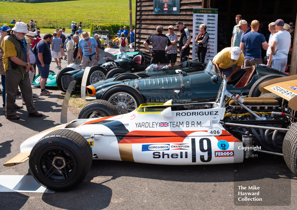 Yardley BRM and V16, Shelsley Walsh Classic Nostalgia, 16th July 2022.