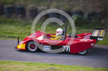 Charles Williams, OMS SC1, Hagley and District Light Car Club meeting, Loton Park Hill Climb, September 2013. 
