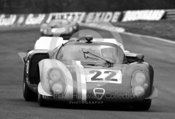 Gustave Gosselin/Claude Bourgoignie, VDS Alfa Romeo 33, Brands Hatch, BOAC 500 1969.
