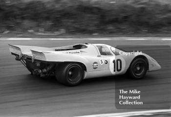 Pedro Rodriguez/Leo Kinnunen, Porsche 917, Brands Hatch BOAC 1000k 1970.
