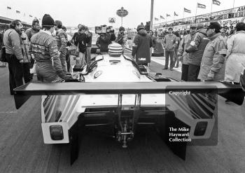 Riccardo Patrese/Alessandro Nannini Lancia LC2 on the grid, World Endurance Championship, 1985 Grand Prix International 1000km meeting, Silverstone.
