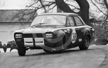 Richard Ellis, Ford Escort GT, Oulton Park, Rothmans International Trophy meeting 1971.

