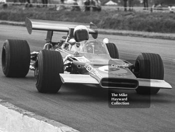 John Miles, Gold Leaf Team Lotus 4WD, Silverstone, 1969 British Grand Prix.
