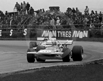 Chris Amon, works March Ford 701, Silverstone International Trophy 1970.
