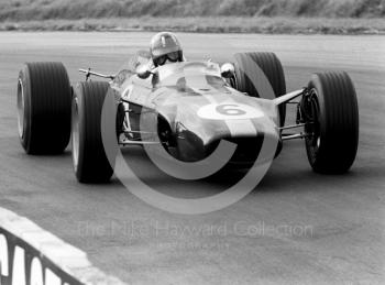 Graham Hill, Lotus Ford 49, Copse Corner, Silverstone, British Grand Prix, 1967.
