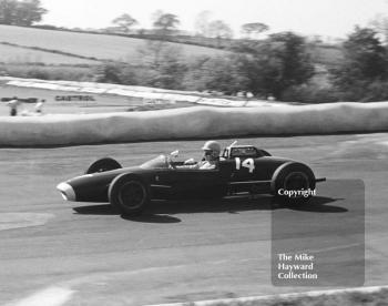 Bill Bradley, MRP Lola T55 Cosworth, Mallory Park, March 1964.
