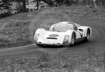 Gerry Tyack, Porsche Carrera 6, Loton Park Hill Climb, 1967.