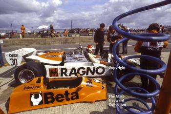 Siegfried Stohr, Arrows A3, Silverstone, 1981 British Grand Prix.
