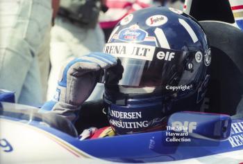 Damon Hill, Williams FW17, Silverstone, British Grand Prix 1995.
