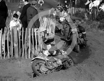 J Burbridge, 250cc Greeves, Hawkstone Park, March 1965.