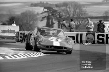 John Lepp, Chevron B8, Wills Embassy Trophy Race, Easter Monday, Thruxton, 1969.
