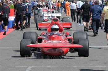 March 711 previously driven by Ronnie Peterson in the paddock before the Grand Prix Masters race, Silverstone Cassic 2009.