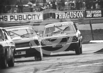 Jock Robertson, Mazda RX3, Britax Production Saloon Car Race, European F2 Championship meeting, Silverstone 1975.
