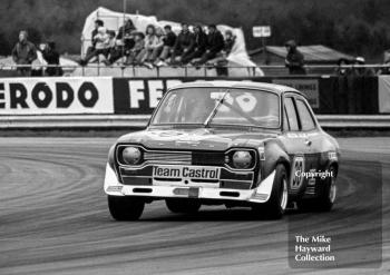 Dave Matthews, Melton Racing/Broadspeed Ford Escort, Silverstone International Trophy meeting 1972.
