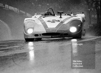 Gerhard Koch/Gerard Larrousse, Porsche 908, Brands Hatch BOAC 1000k 1970.
