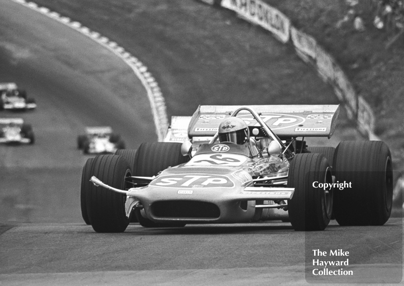 Mario Andretti, STP March 701, British Grand Prix, Brands Hatch, 1970
