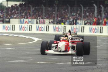 Mark Blundell, McLaren MP4/10B, Silverstone, British Grand Prix 1995.
