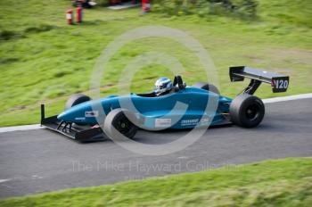 Martin Webb, Dallara F399, Hagley and District Light Car Club meeting, Loton Park Hill Climb, September 2013. 