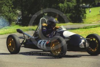 Jon Brough, Cooper Mk V, Hagley and District Light Car Club meeting, Loton Park Hill Climb, July 2000.