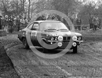 Peter Thompson/Simon Thompson, Vauxhall Firenza, LFT 600J, 1974 RAC Rally
