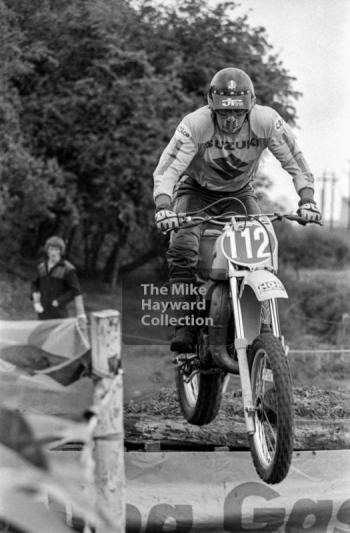 Airborne scrambler, Sutton Nomads' motocross, Dosthill, Tamworth.