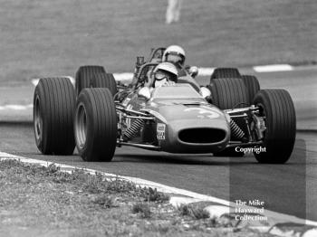 Chris Craft, Tecno 68, on the way to 3rd place, F3 Clearways Trophy, British Grand Prix, Brands Hatch, 1968
