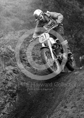 Jeff Smith, BSA 500, 1965 Motocross Grand Prix, Hawkstone.
