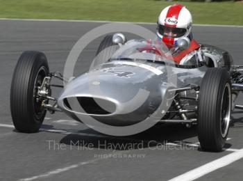 Mark Woodhouse, 1961 Lotus 20, Millers Oils/AMOC Historic Formula Junior Race, Oulton Park Gold Cup meeting 2004.