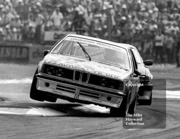 Hans Stuck, Cheylesmore BMW Motorsport BMW 635 CSi, Trimoco British Saloon Car Championship race, British Grand Prix, Silverstone, 1983.
