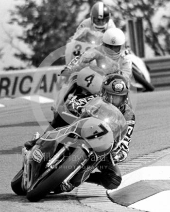 Barry Sheene, Yamaha, Gold Cup, Donington Park, 1982.