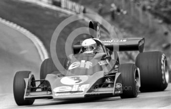 Jody Scheckter, Tyrrell 007 Cosworth V8, Brands Hatch, British Grand Prix 1974.
