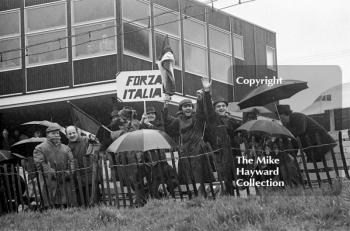 Happy Italian fans, Brands Hatch BOAC 1000k 1970.
