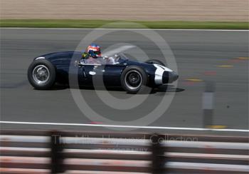 John Harper, 1959 Cooper T51, pre-1966 Grand Prix cars, Silverstone Classic 2009.