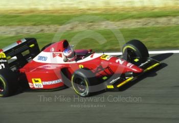 Jean Alesi, Ferrari F93A, Silverstone, British Grand Prix 1993.
