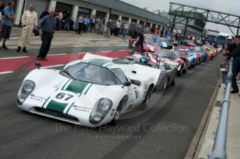 1969 Lola T70 Mk3B of Nicholas Linney and Simon Hadfield, World Sports Car Masters, Silverstone Classic 2010