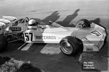 Mike Hailwood, Matchbox Team Surtees TS10-01, Mallory Park, March 12 1972.
