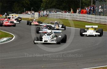 Andrew Wareing, Williams FW06 and Peter Wuensch, Brabham BT37. Force Classic Grand Prix Cars, Oulton Park Gold Cup, 2003