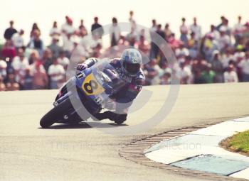 Jean-Philippe Ruggia, Yamaha Sonauto Mobil 1, Donington Park, British Grand Prix 1991. 