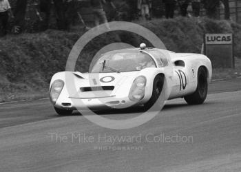 Jochen Rindt/Graham Hill, Porsche 910, Brands Hatch, BOAC 500 1967.
