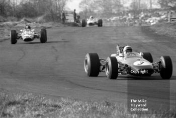 Harry Stiller, Ken Bass Racing Brabham BT21, BRSCC Trophy, Oulton Park, 1968.