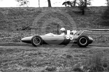 B W Brown, Lotus Dragon, sixth National Loton Park Speed Hill Climb, April 1965.