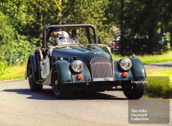 Paul Clarke, Morgan 4/4, Hagley and District Light Car Club meeting, Loton Park Hill Climb, July 2000.