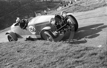 W H Bloomfield, Bugatti T46, Prescott Hill Climb May 1970.